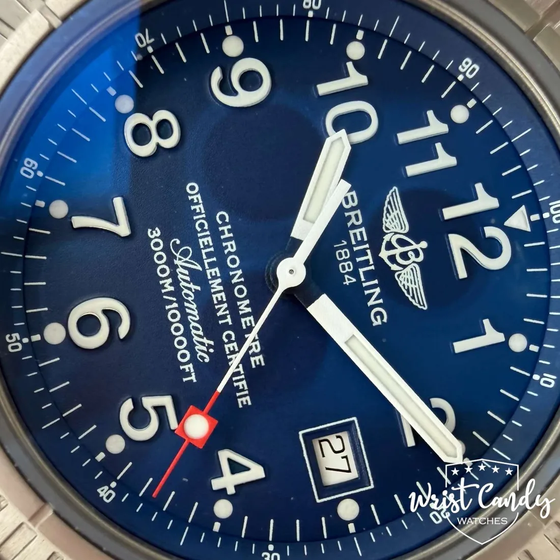 Breitling Avenger Seawolf titanium — detail 7
