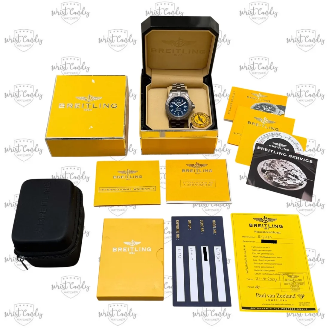 Breitling Avenger Seawolf titanium — detail 8