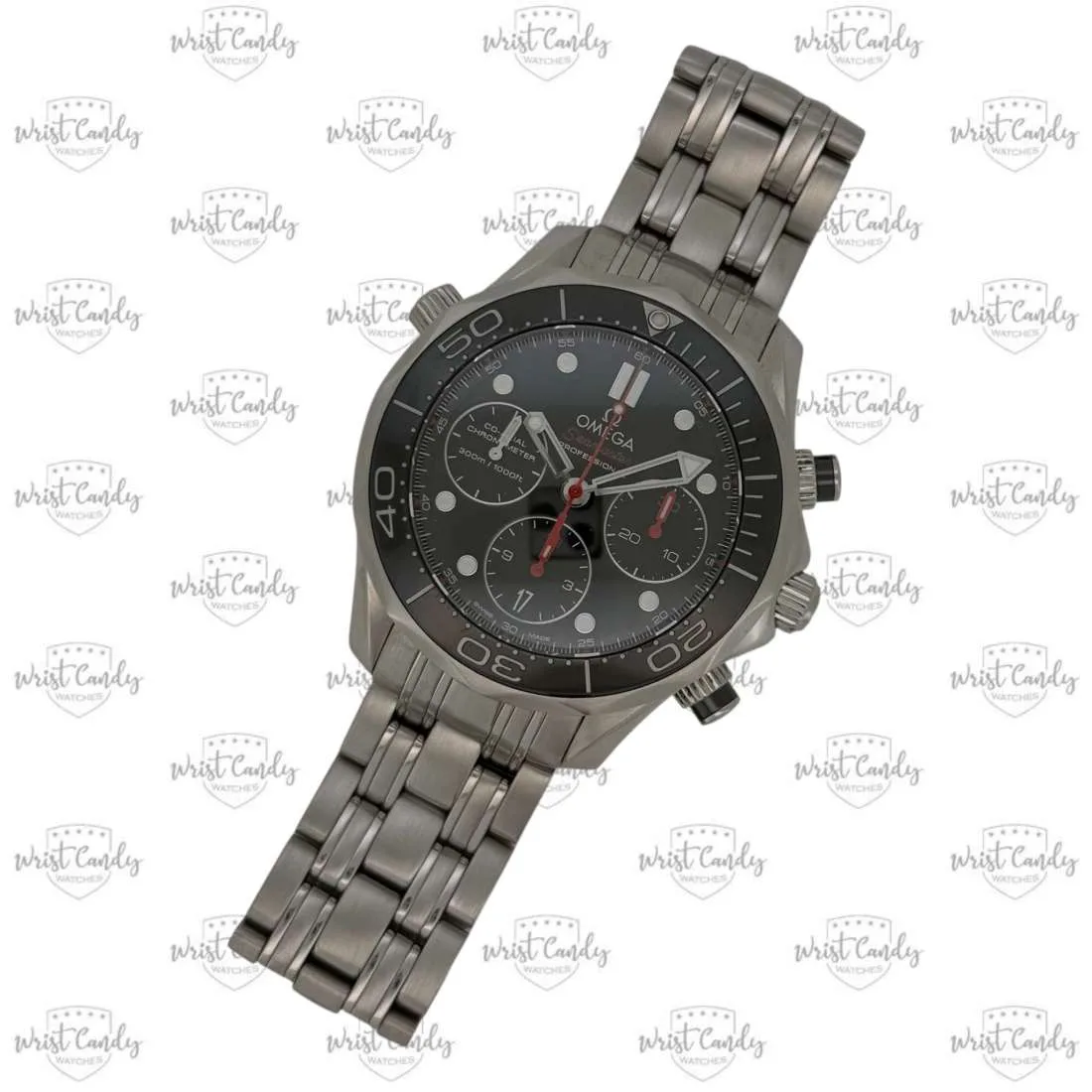 Omega Seamaster Diver 300M Chronograph — zijkant