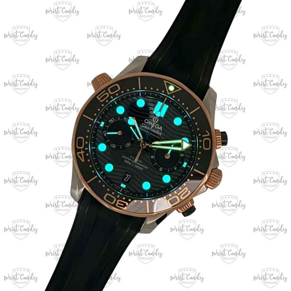 Omega Seamaster Diver Chronograph — zijkant
