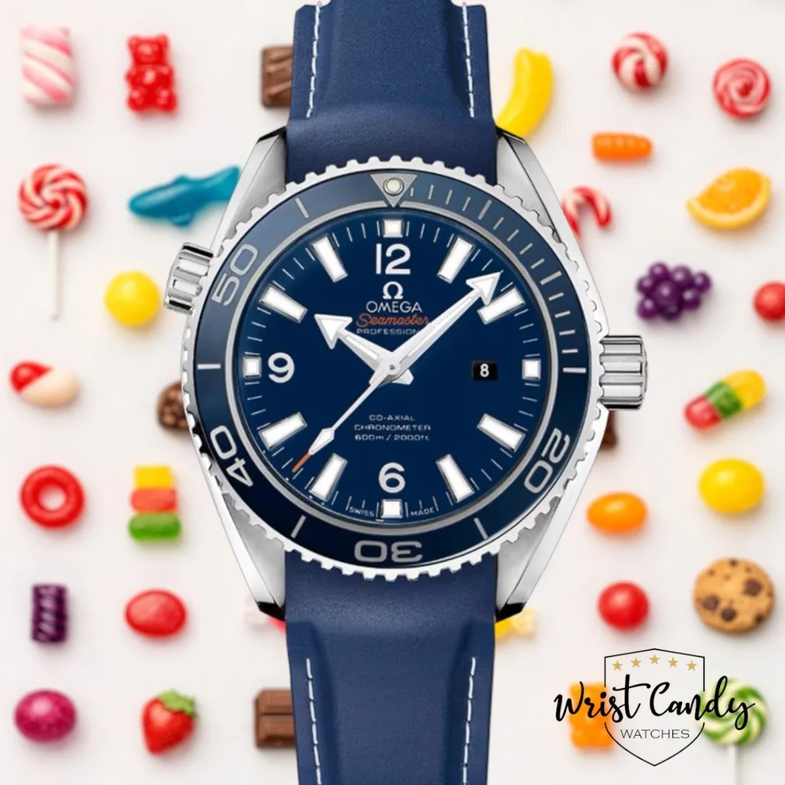 Omega Seamaster Planet Ocean 600M titanium — Duikhorloges