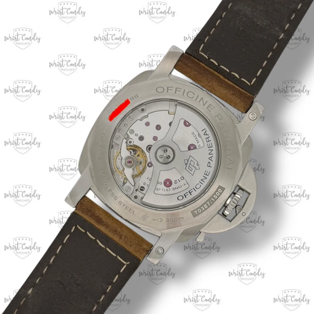 Panerai Luminor 1950 GMT Power Reserve — achterkant