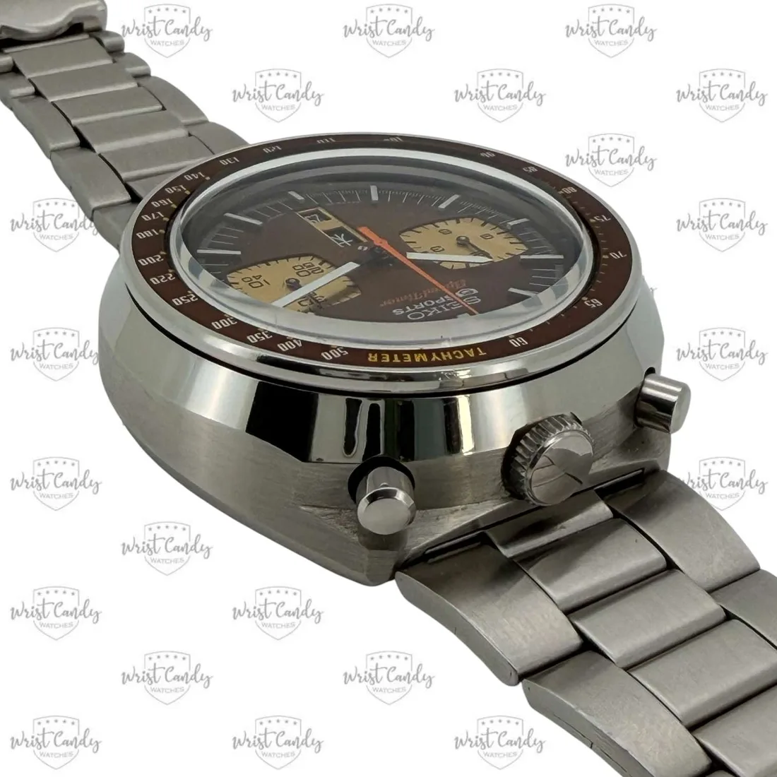 Seiko Speedtimer Bullhead — achterkant