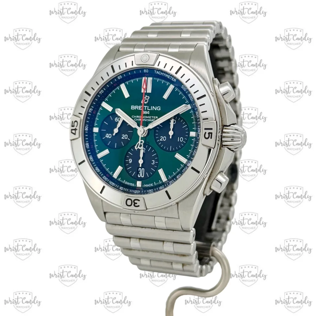 Breitling Chronomat B01 42 green dial — kast