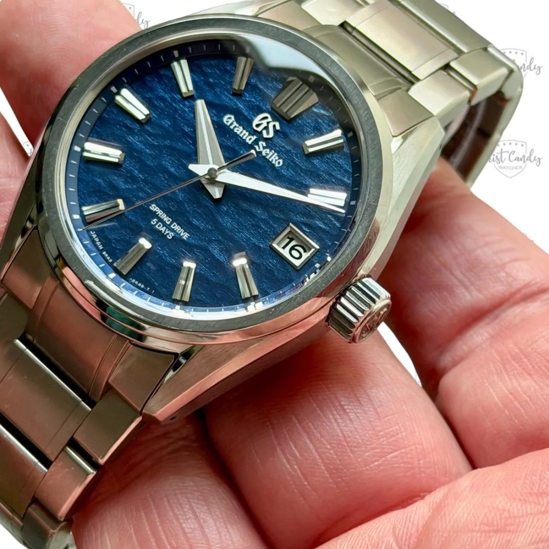 Grand Seiko Evolution 9 Collection "Lake Suwa” — detail