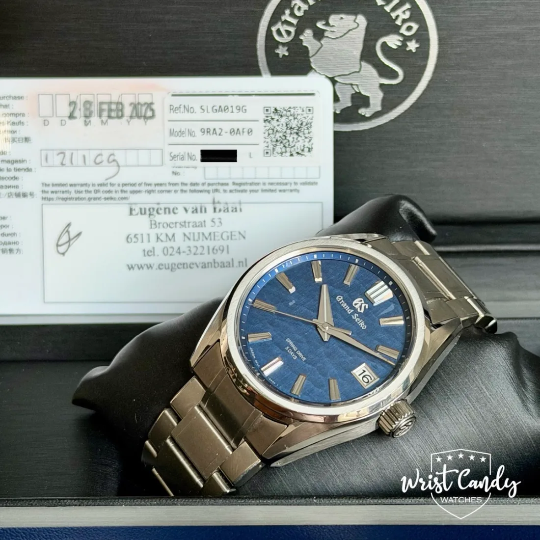 Grand Seiko Evolution 9 Collection "Lake Suwa” — detail 7