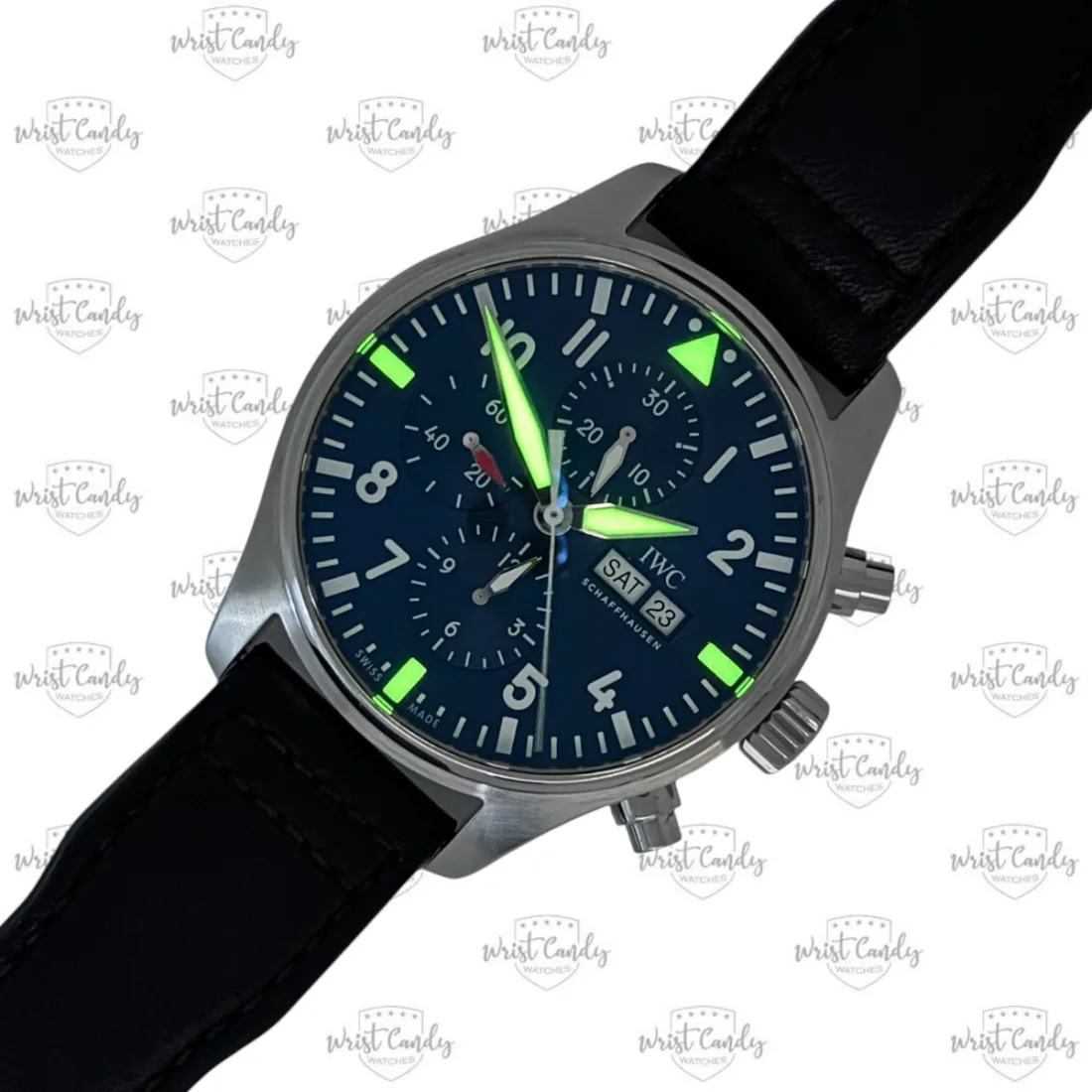 IWC Pilot’s Watch Chronograph “le Petit Prince” — zijkant