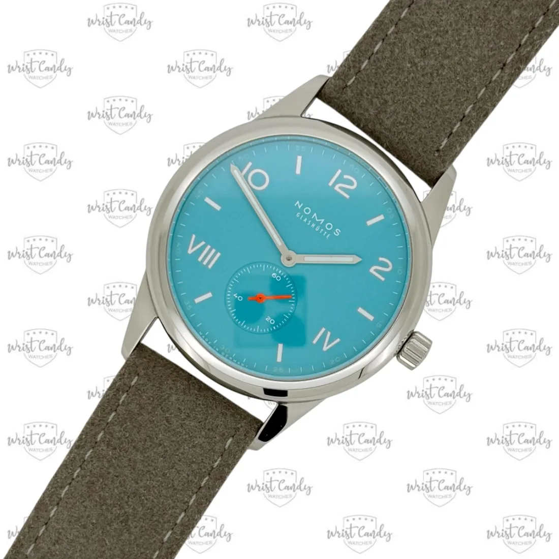 Nomos Club Campus 38 Endless Blue — sluiting
