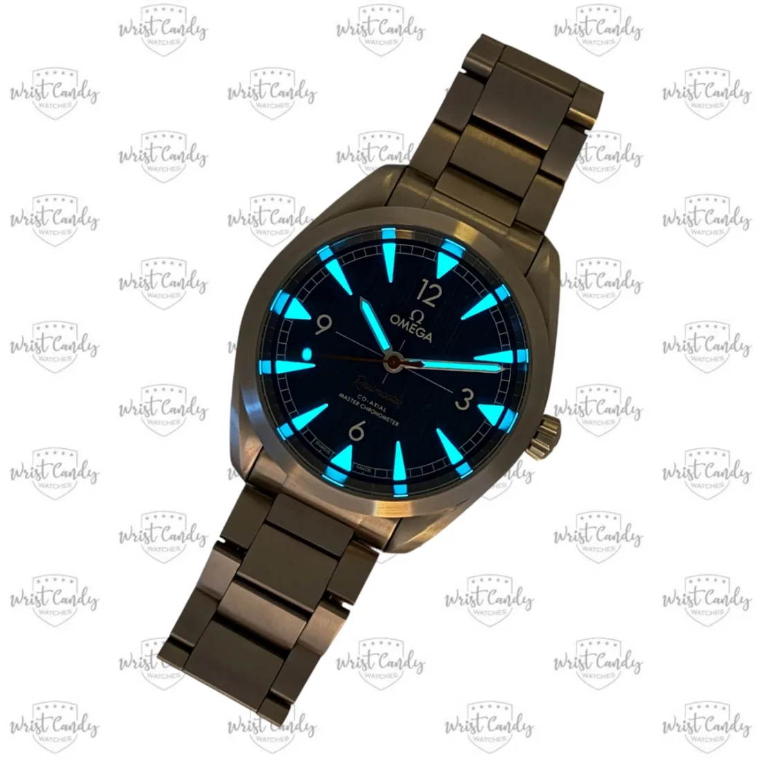 Omega Seamaster Railmaster — achterkant
