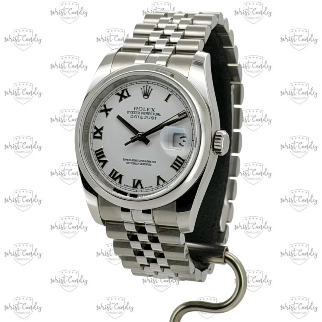 Rolex Datejust 36 white roman 116200 — kast