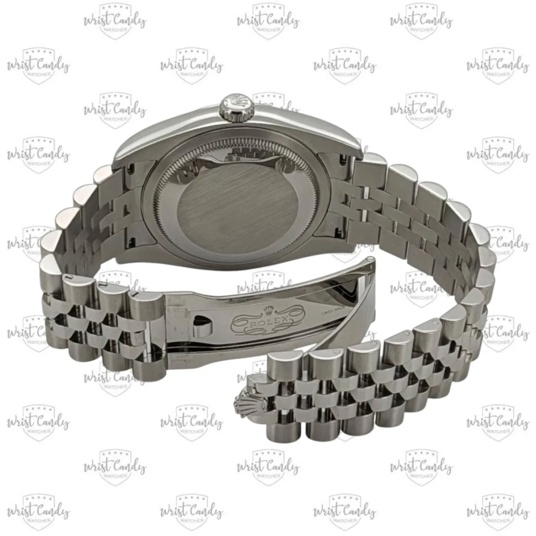 Rolex Datejust 36 white roman 116200 — achterkant