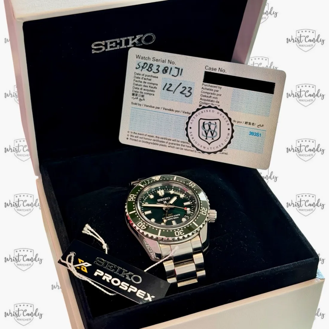 Seiko Prospex 1968 GMT Diver green — detail 8