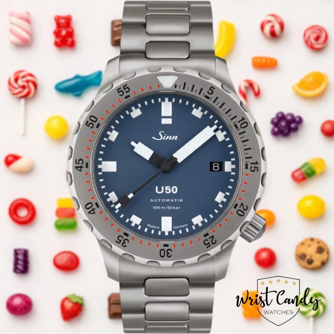 Sinn U50 tegimented — Duikhorloges