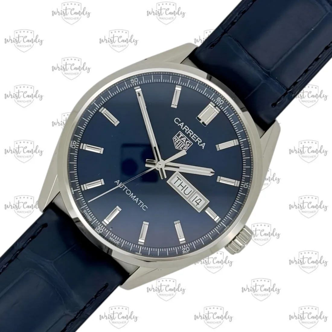 TAG Heuer Carrera Day-Date alligator strap — sluiting