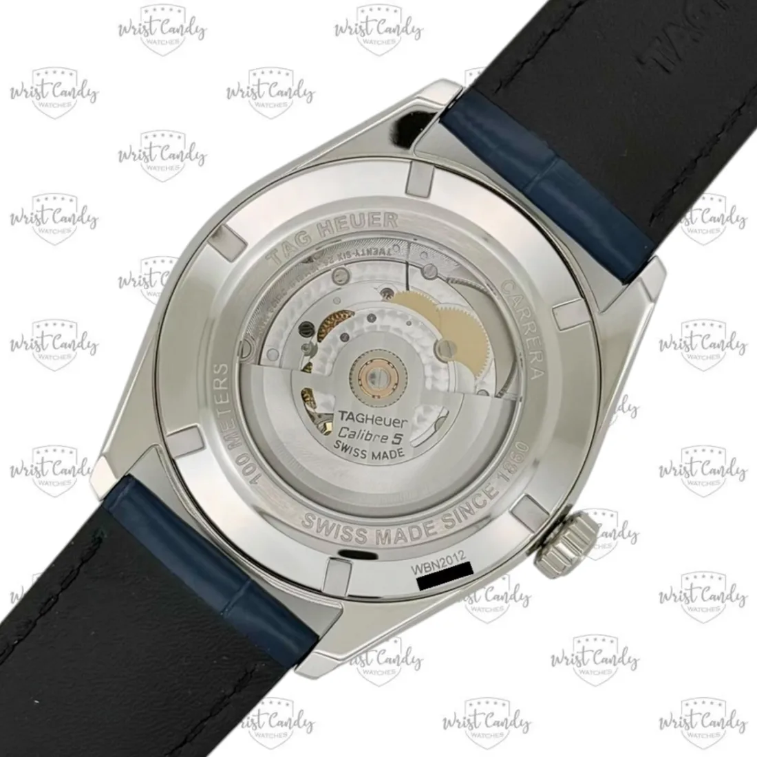 TAG Heuer Carrera Day-Date alligator strap — achterkant