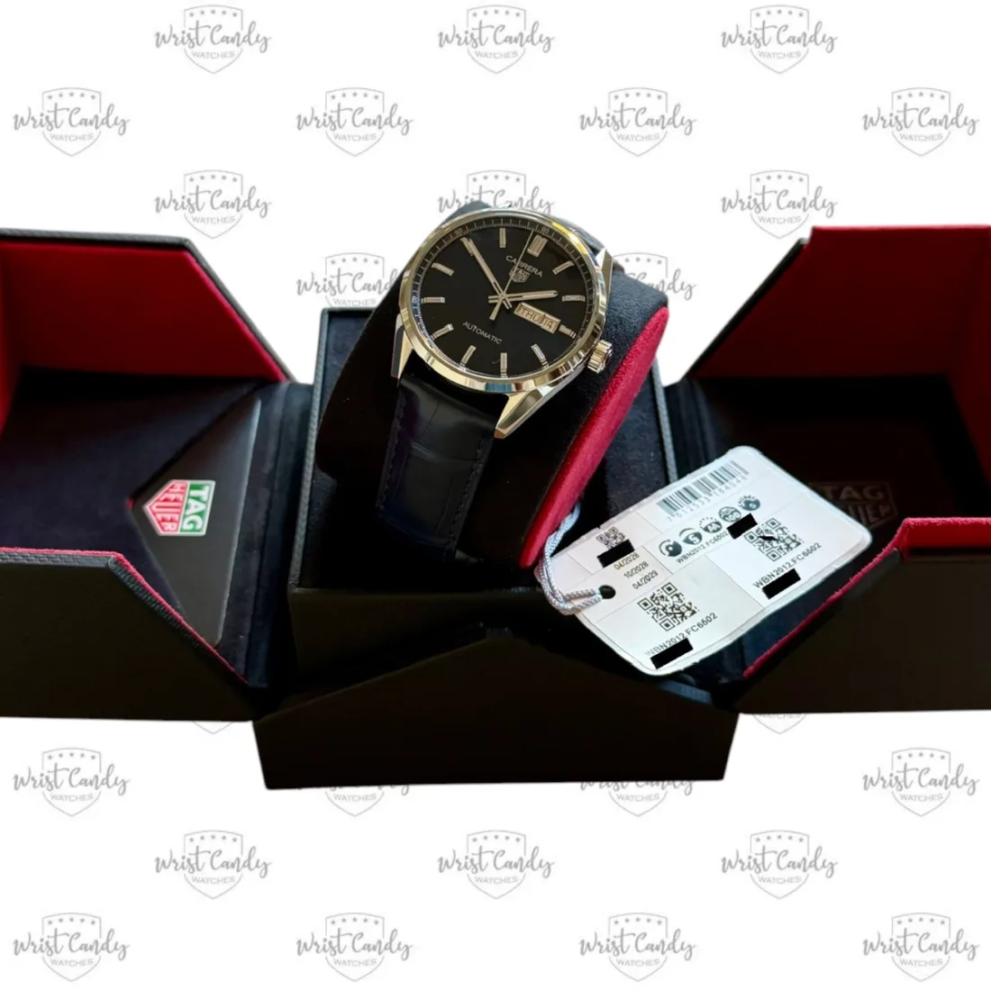 TAG Heuer Carrera Day-Date alligator strap — detail 8