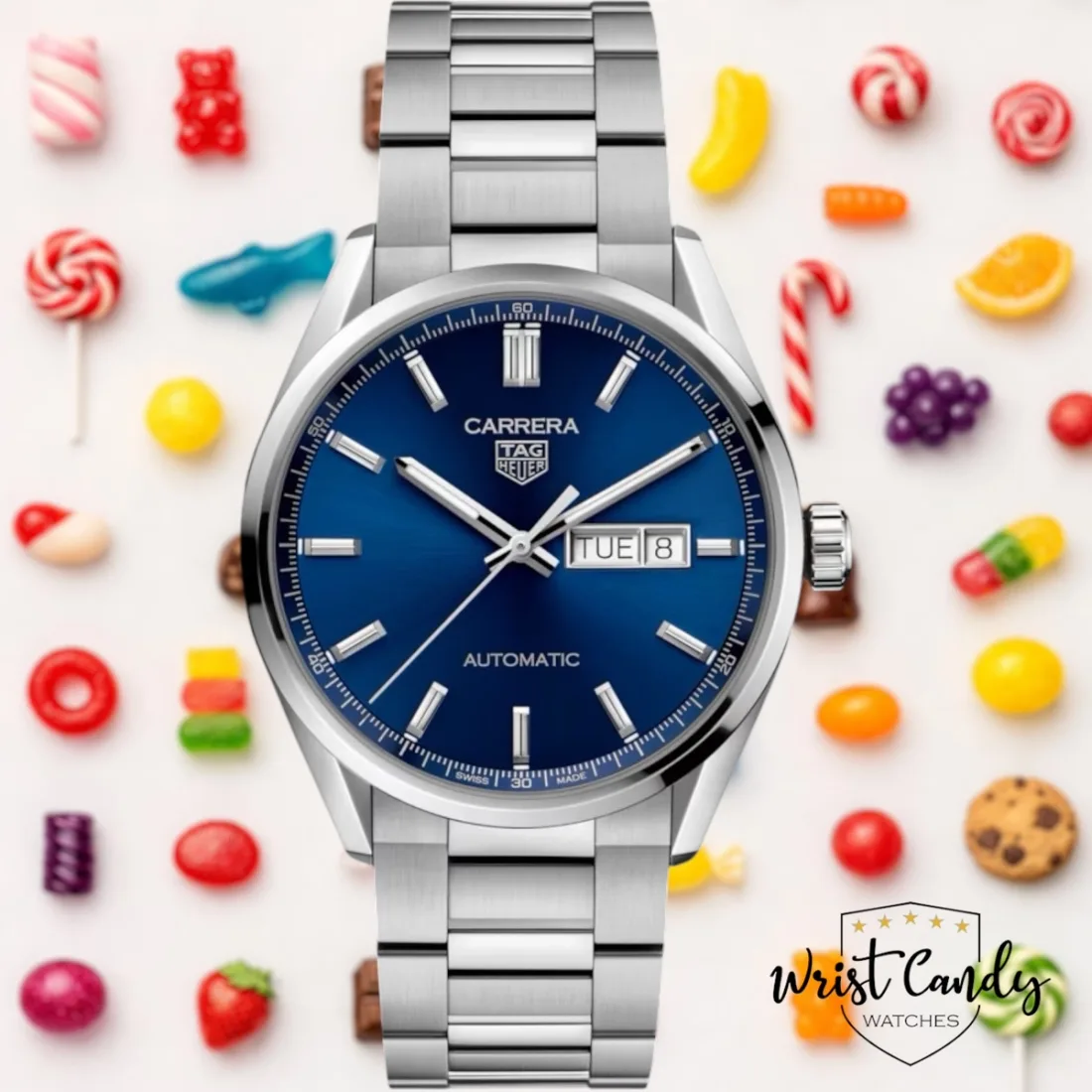 TAG Heuer Carrera Day-Date steel bracelet — Dresswatches