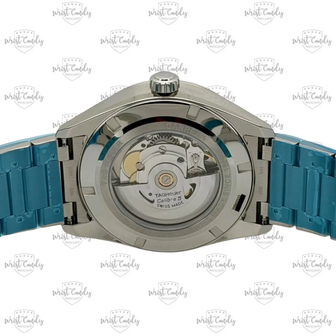 TAG Heuer Carrera Day-Date steel bracelet — zijkant