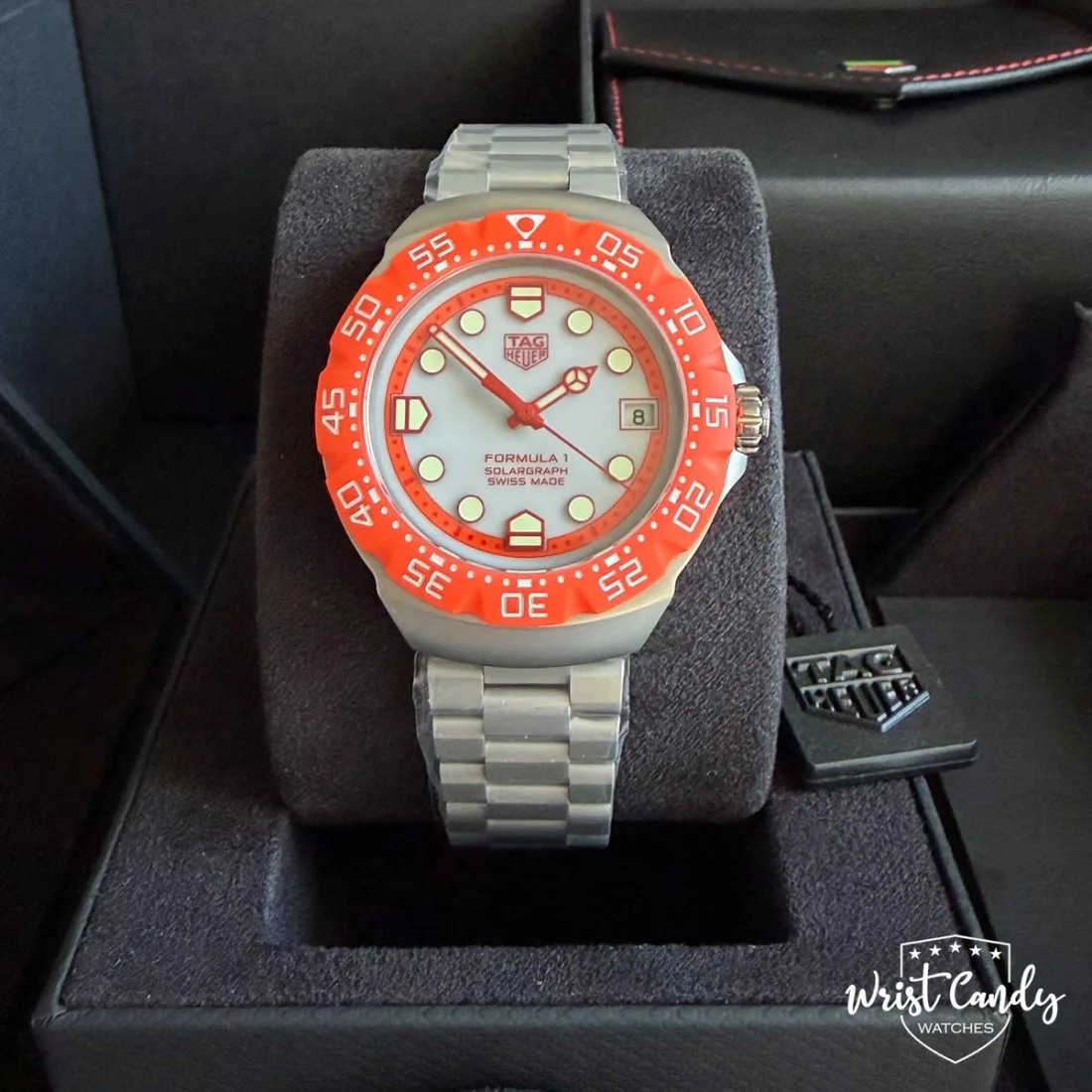 TAG Heuer Formula 1 Solargraph “Zandvoort” limited edition — detail 8
