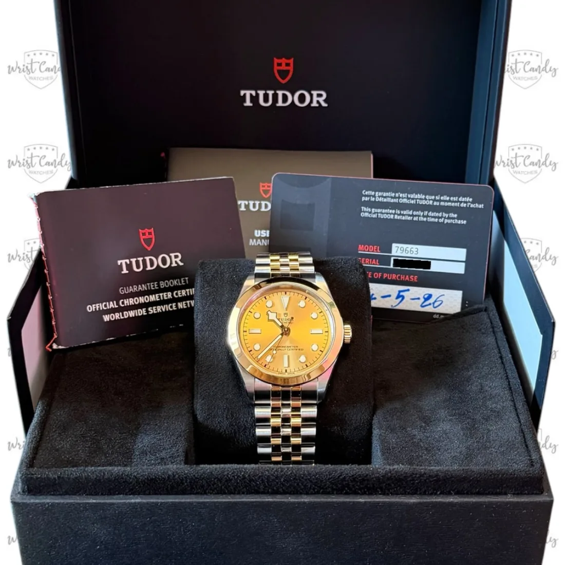 Tudor Black Bay One 39 S&G — detail 8