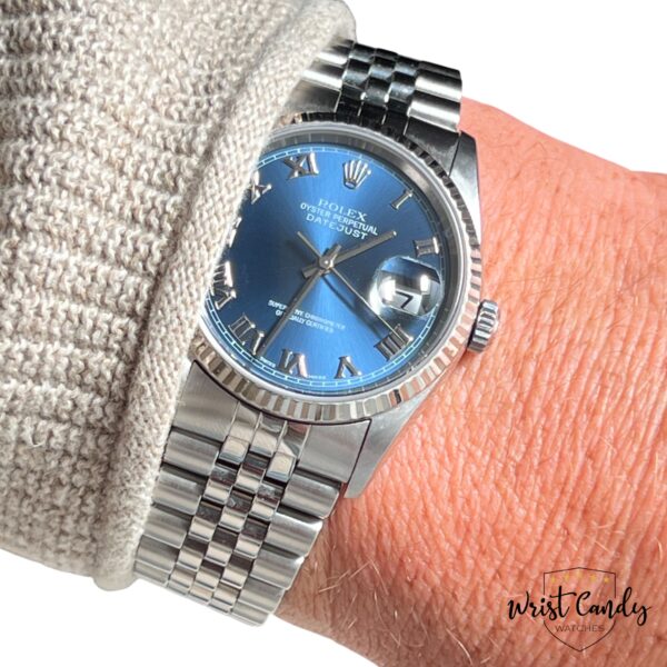 ROLEX DATEJUST 16234 • 2005 • ROLEX SERVICE 2018 • TOPSTAAT - Afbeelding 12