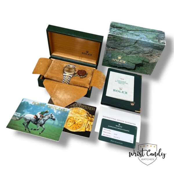 ROLEX DATEJUST 16233 • FULLSET 1997 • ROLEX SERVICE 2019 • TOPSTAAT - Afbeelding 12