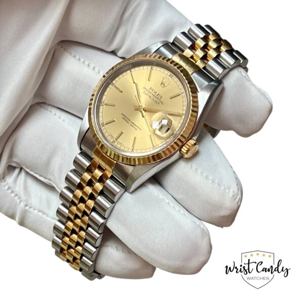 ROLEX DATEJUST 16233 • FULLSET 1997 • ROLEX SERVICE 2019 • TOPSTAAT - Afbeelding 11