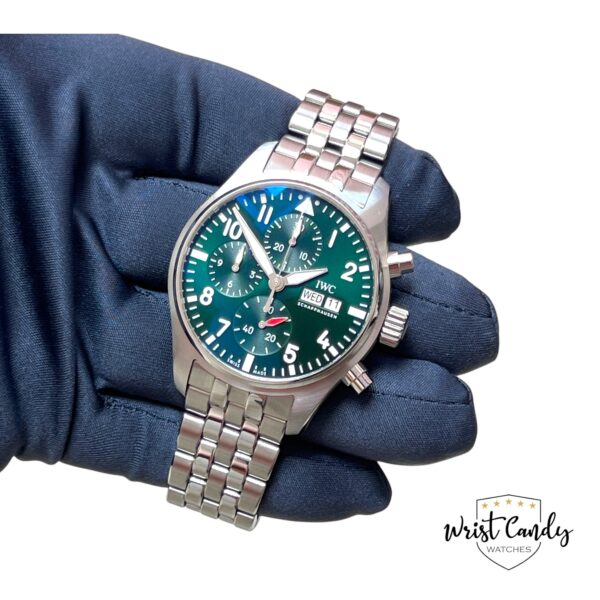 IWC PILOT CHRONO 41 MM GREEN • 2021 • ALS NIEUW - Afbeelding 7