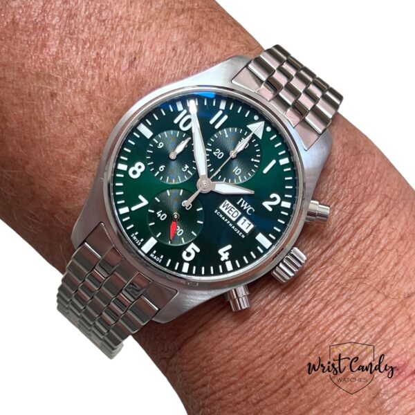 IWC PILOT CHRONO 41 MM GREEN • 2021 • ALS NIEUW - Afbeelding 3